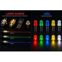Lāzera diode vs LED: galvenās atšķirības, veiktspēja, lietojumprogrammas un kas ir labāks?