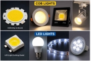 COB Light vs LED: galvenās atšķirības, spilgtums, efektivitāte un kas ir labāks?